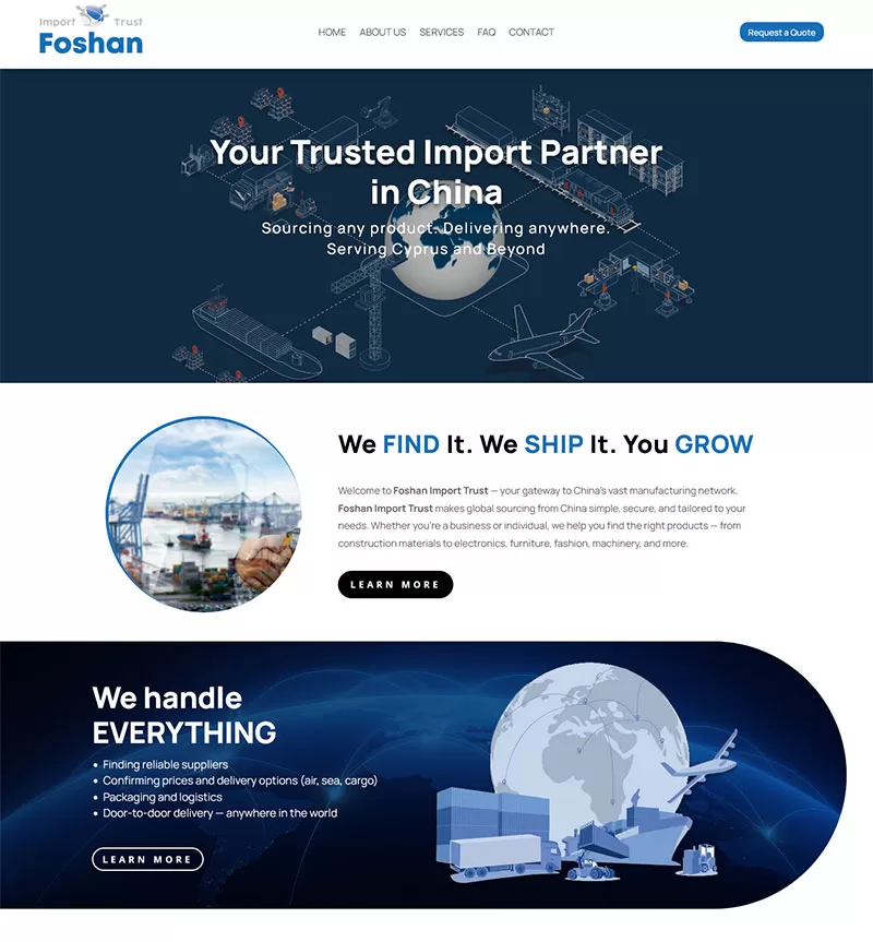 Foshan Import Trust l Imports from China to Cyprus l Exports from China ...